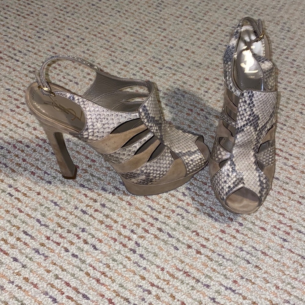 YSL Snakeskin and Suede booties size 40 - Picture 6 of 15